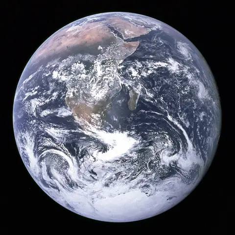 La Terre vue depuis Apollo 17